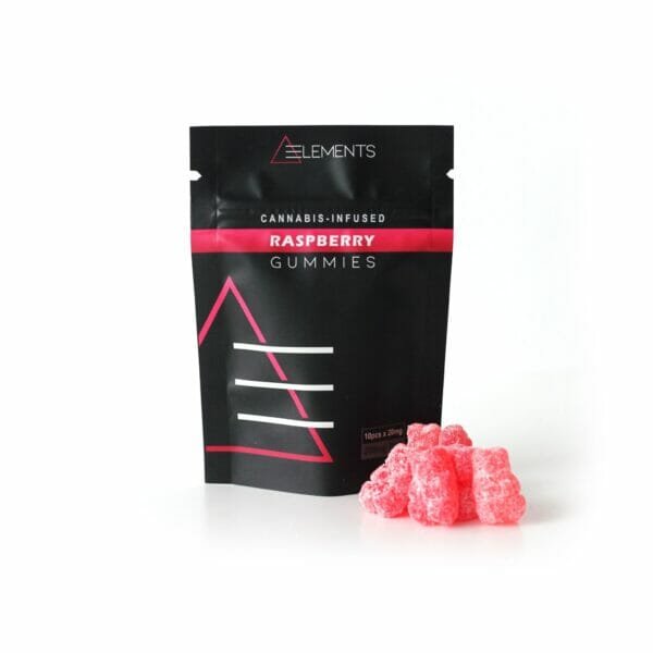 elements gummies raspberry 200mg