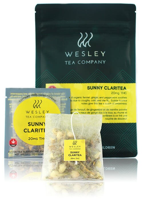 buy Sunny Claritea 20 MG THC in toronto crown weed delivery